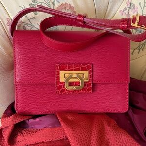 CARBOTTI GORGEOUS LEATHER ELEGANT HANDBAG